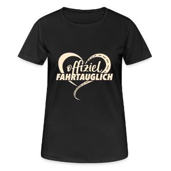 Führerschein Bestanden - Frauen T-Shirt atmungsaktiv - Schwarz - Vorne - AI Model Female 172 light (172cm)