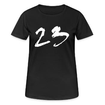 23 tekno - T-shirt respirant Femme - noir - Devant - AI Model Female 172 light (172cm)