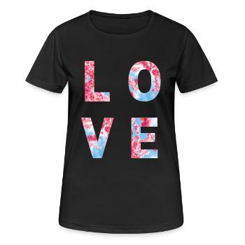 Sans titre 36 - T-shirt respirant Femme - noir - Devant - AI Model Female 172 light (172cm)