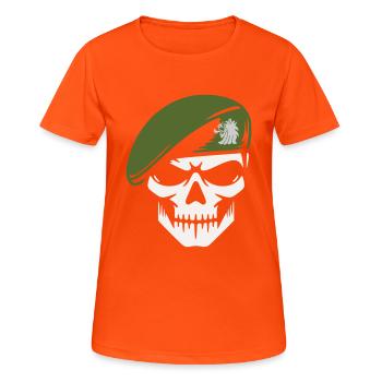 Army - Women's Breathable T-Shirt - neon orange - Front - AI Model Female 172 dark (172cm)