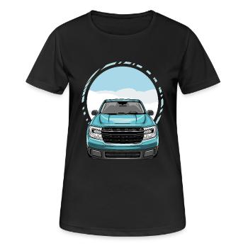 Pickup front view - Women's Breathable T-Shirt - black - Front - AI Model Female 172 light (172cm)