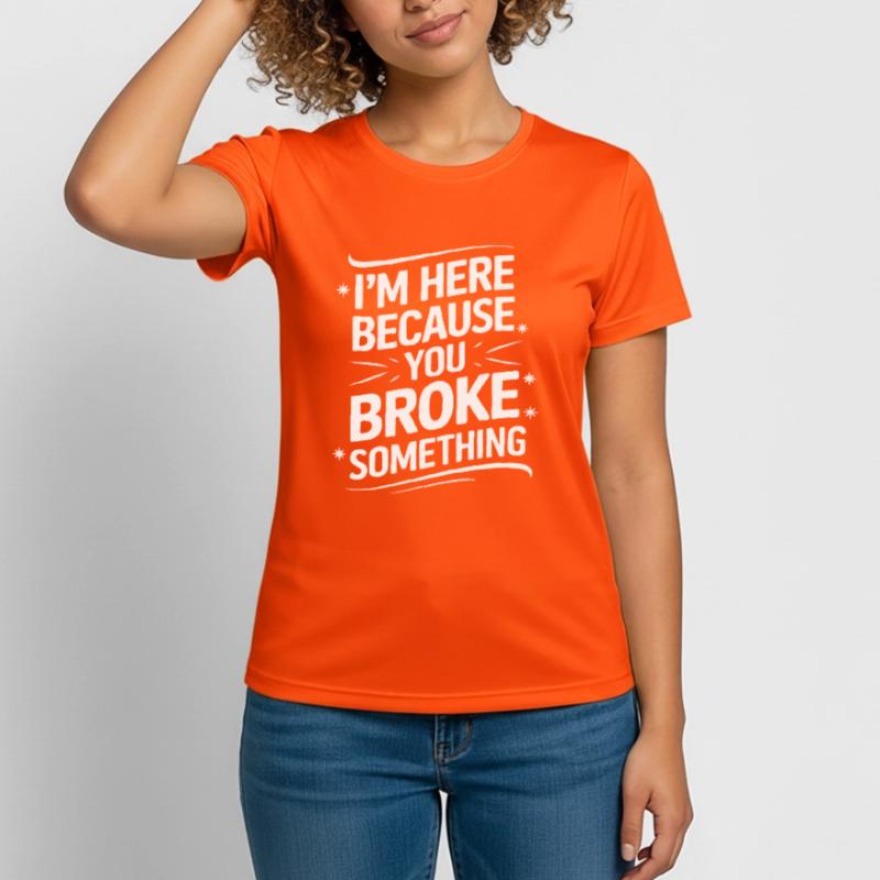 Support technique Informatique T-shirt respirant Femme