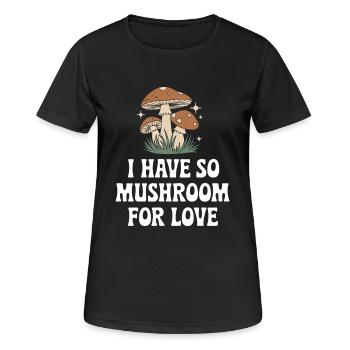 Champignons Champignons Champignon Champignon - T-shirt respirant Femme - noir - Devant - AI Model Female 172 light (172cm)