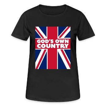God's Own Country - Women's Breathable T-Shirt - black - Front - AI Model Female 172 light (172cm)