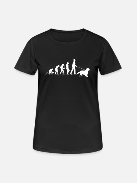 Golden Retriever Geschenk Shirt - Frauen T-Shirt atmungsaktiv - Schwarz
