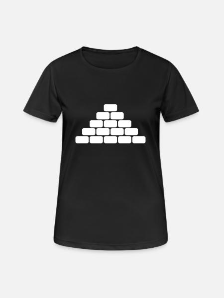 brick - Women's Breathable T-Shirt - black