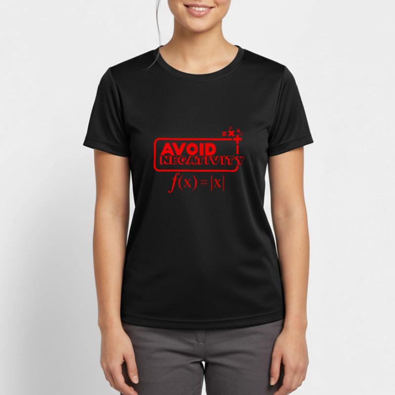Avoid negativity - rot Frauen T-Shirt atmungsaktiv