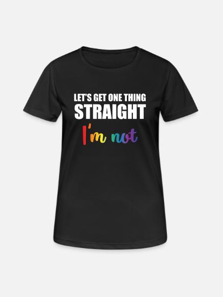 Gay - Gay - Gay Pride - Gift - Pride - Women's Breathable T-Shirt - black
