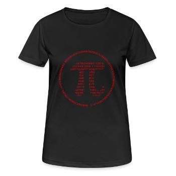 Pi - Pi Day - red - Women's Breathable T-Shirt - black - Front - AI Model Female 172 light (172cm)