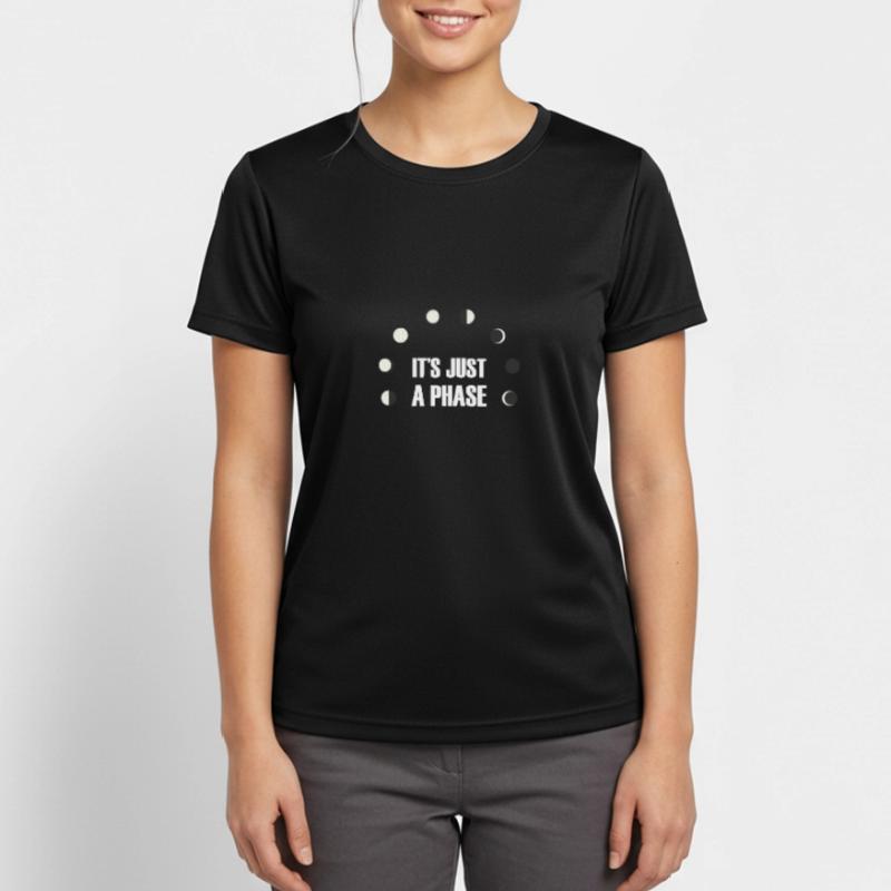 Funny Lunar Eclipse Moon Phase Moon Lovers gift Women's Breathable T-Shirt