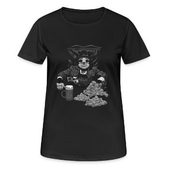 Scar sloth - Women's Breathable T-Shirt - black - Front - AI Model Female 172 light (172cm)