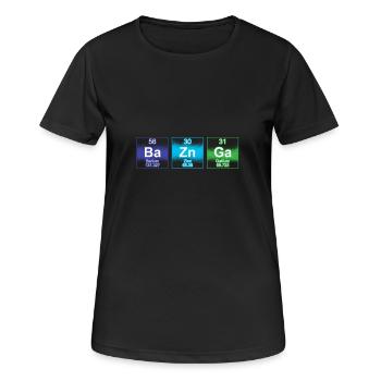 BA ZN GA Physiker Geschenk Urknall - Frauen T-Shirt atmungsaktiv - Schwarz - Vorne - AI Model Female 172 light (172cm)