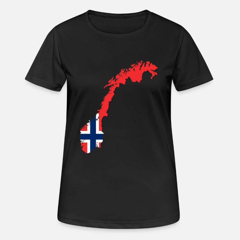 Norway Norway - Women's Breathable T-Shirt - black