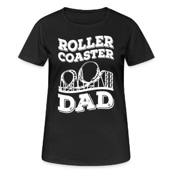 Scooter Coaster Dad - Women's Breathable T-Shirt - black - Front - AI Model Female 172 light (172cm)