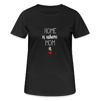 Mother's Day - Women's Breathable T-Shirt - black - Front - AI Model Female 172 light (172cm)