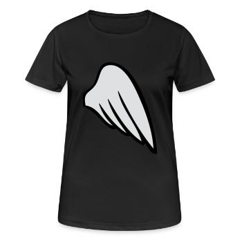 rightwing - Frauen T-Shirt atmungsaktiv - Schwarz - Vorne - AI Model Female 172 light (172cm)