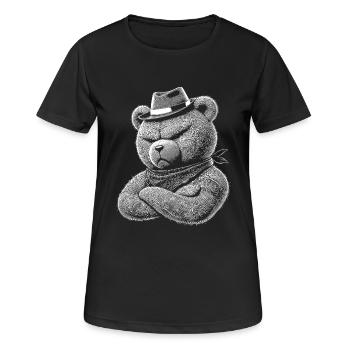 Teddy bear - Women's Breathable T-Shirt - black - Front - AI Model Female 172 light (172cm)