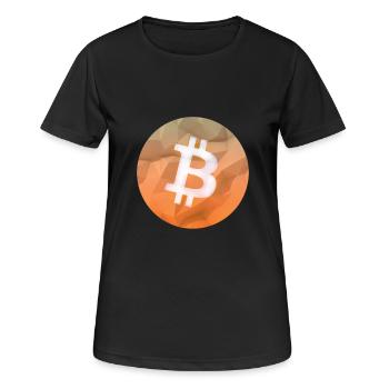 Bitcoin - Women's Breathable T-Shirt - black - Front - AI Model Female 172 light (172cm)