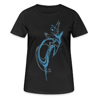 Phoenix - T-shirt respirant Femme - noir - Devant - AI Model Female 172 light (172cm)