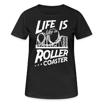 Scooter Coaster - Women's Breathable T-Shirt - black - Front - AI Model Female 172 light (172cm)