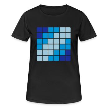 Pattern - Women's Breathable T-Shirt - black - Front - AI Model Female 172 light (172cm)