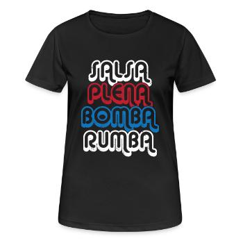 Salsa Dancer Dancer - Women's Breathable T-Shirt - black - Front - AI Model Female 172 light (172cm)