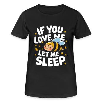 abeille abeille apicultrice abeille abeille - T-shirt respirant Femme - noir - Devant - AI Model Female 172 light (172cm)