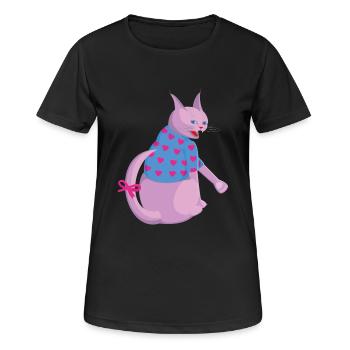 Rosalie - Women's Breathable T-Shirt - black - Front - AI Model Female 172 light (172cm)