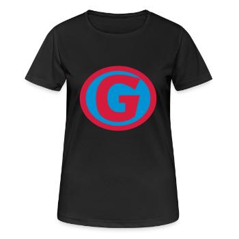 Super, Superheld, Superheldin, Hero, G - Frauen T-Shirt atmungsaktiv - Schwarz - Vorne - AI Model Female 172 light (172cm)