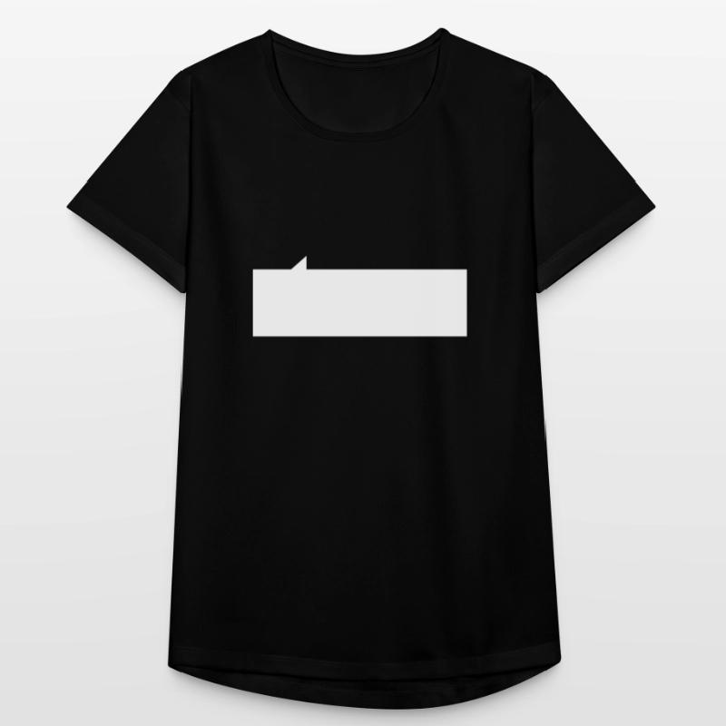 Speech bubble rectangle Women's Breathable T-Shirt