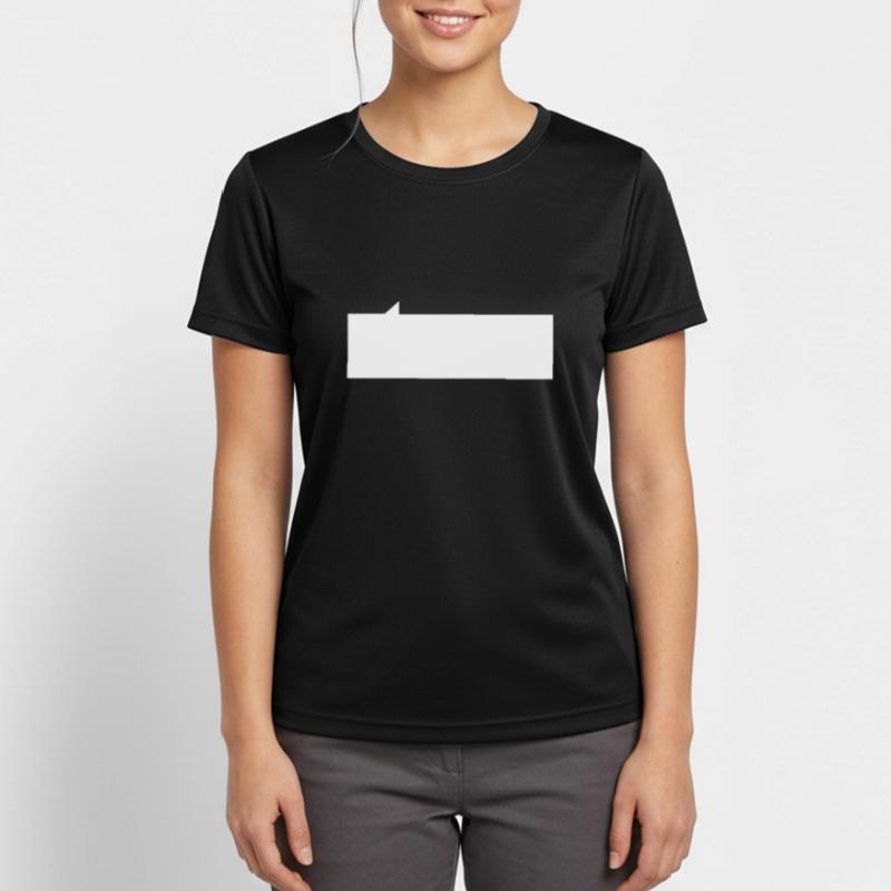 Speech bubble rectangle Women's Breathable T-Shirt