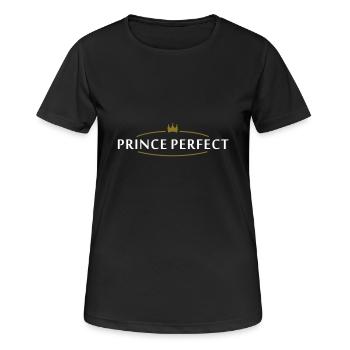 prince perfect (2c) - Women's Breathable T-Shirt - black - Front - AI Model Female 172 light (172cm)