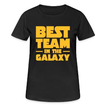 Best Team In The Galaxy - T-shirt respirant Femme - noir - Devant - AI Model Female 172 light (172cm)