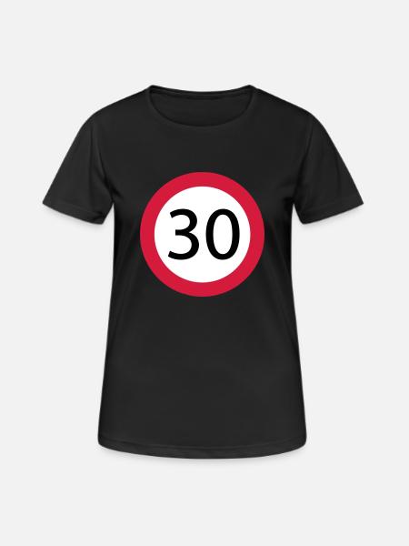 30 - Women's Breathable T-Shirt - black