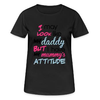 Kids - Women's Breathable T-Shirt - black - Front - AI Model Female 172 light (172cm)