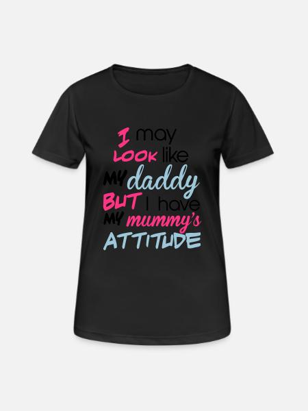 Kids - Women's Breathable T-Shirt - black