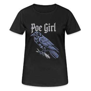 Stilvolle Literatur-Liebe - Frauen T-Shirt atmungsaktiv - Schwarz - Vorne - AI Model Female 172 light (172cm)