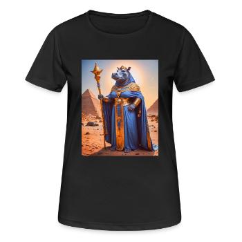 Ammit, bête monstrueuse, attendant par les écailles de j - T-shirt respirant Femme - noir - Devant - AI Model Female 172 light (172cm)