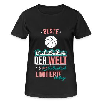 Best Craft Baller in the World - 100% Authentic - Women's Breathable T-Shirt - black - Front - AI Model Female 172 light (172cm)