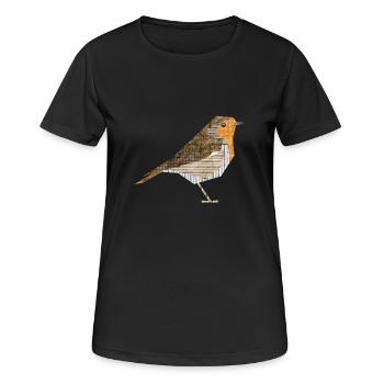 Robin - Women's Breathable T-Shirt - black - Front - AI Model Female 172 light (172cm)