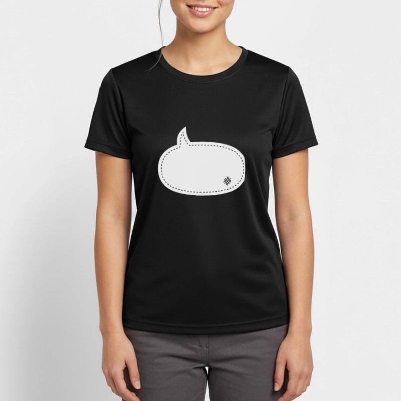 speech balloon patch Women's Breathable T-Shirt