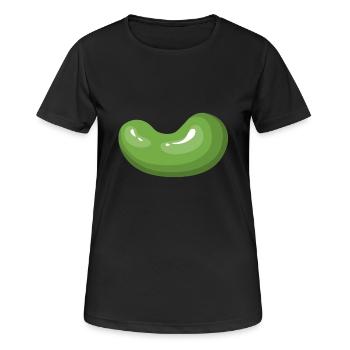 kidney beans beans veggie vegetables vegetables18 - Women's Breathable T-Shirt - black - Front - AI Model Female 172 light (172cm)
