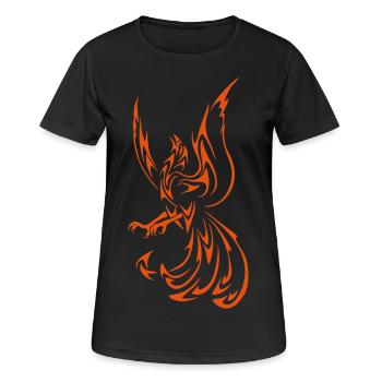 phoenix - Women's Breathable T-Shirt - black - Front - AI Model Female 172 light (172cm)