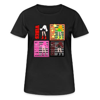 Feminine energy - Women's Breathable T-Shirt - black - Front - AI Model Female 172 light (172cm)