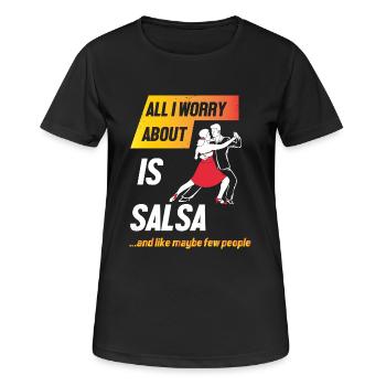 Salsa Dancer Dancer - Women's Breathable T-Shirt - black - Front - AI Model Female 172 light (172cm)