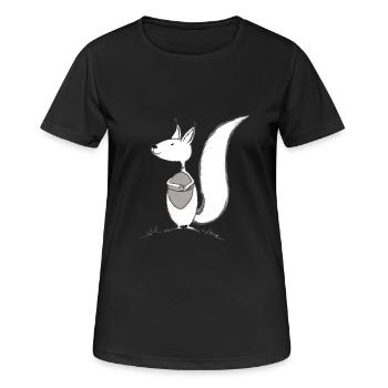 Das Leben ist ein Hit! - Frauen T-Shirt atmungsaktiv - Schwarz - Vorne - AI Model Female 172 light (172cm)