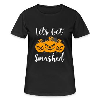 Lets get smashed - Women's Breathable T-Shirt - black - Front - AI Model Female 172 light (172cm)