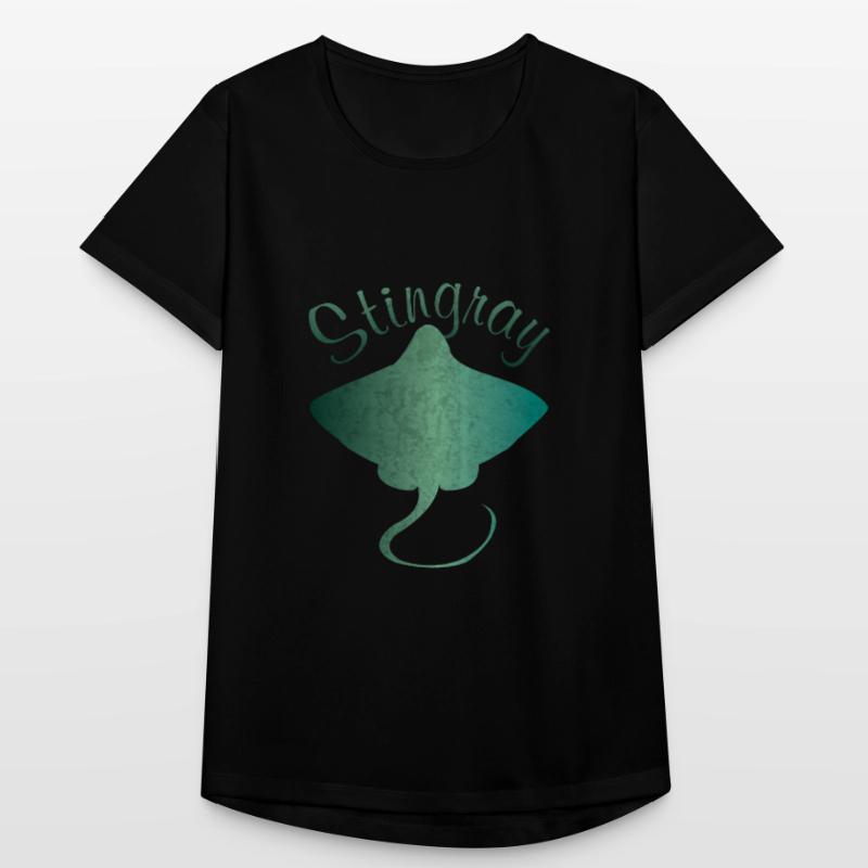 Rochen Stechrochen Stachelrochen Geschenk Frauen T-Shirt atmungsaktiv