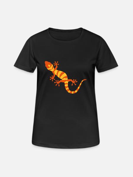 Gecko - Women's Breathable T-Shirt - black