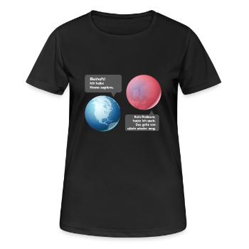 Dégoûtant - Homo sapiens! (Édition simple) - T-shirt respirant Femme - noir - Devant - AI Model Female 172 light (172cm)